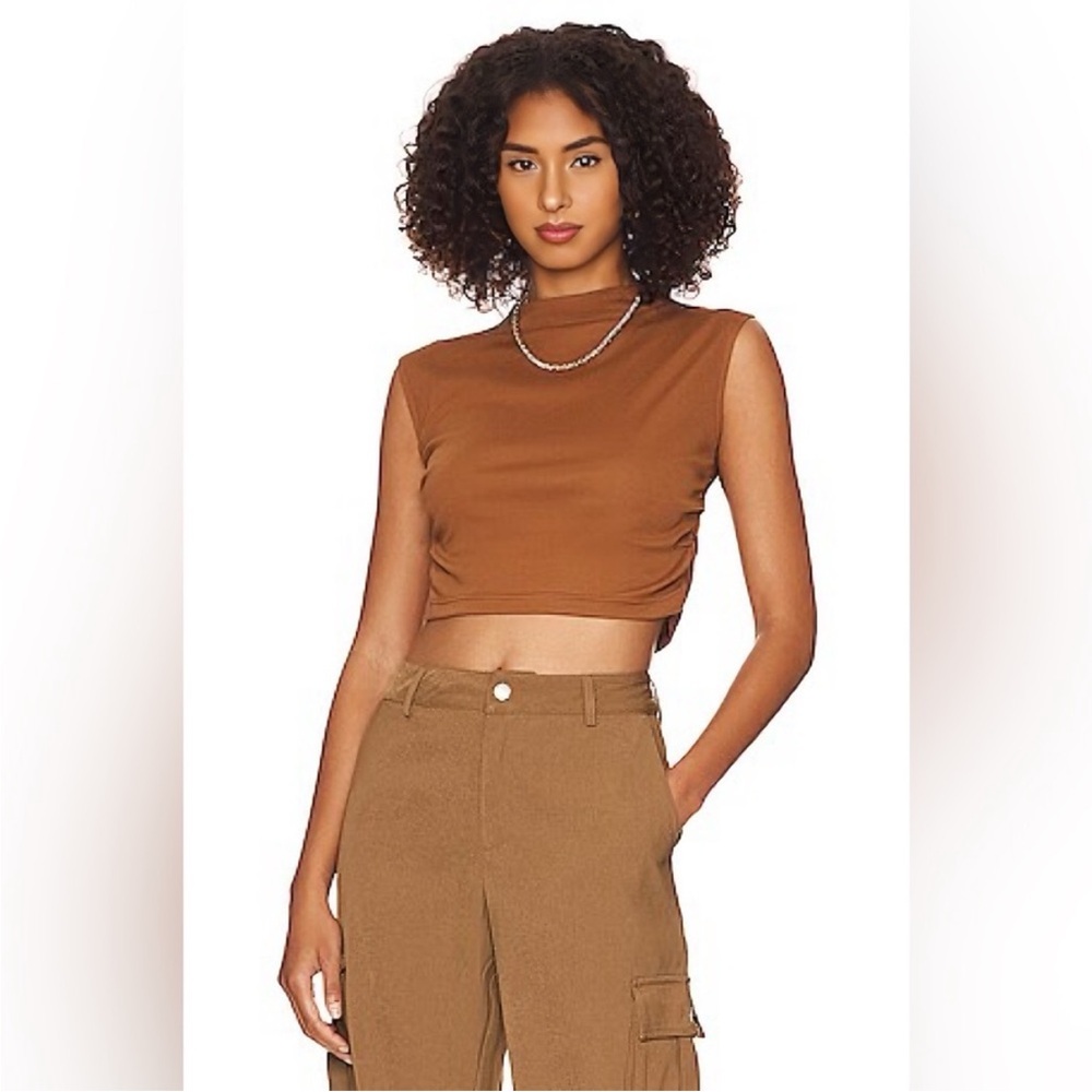 Callahan Reina Top in Iced Coffee. Size XS